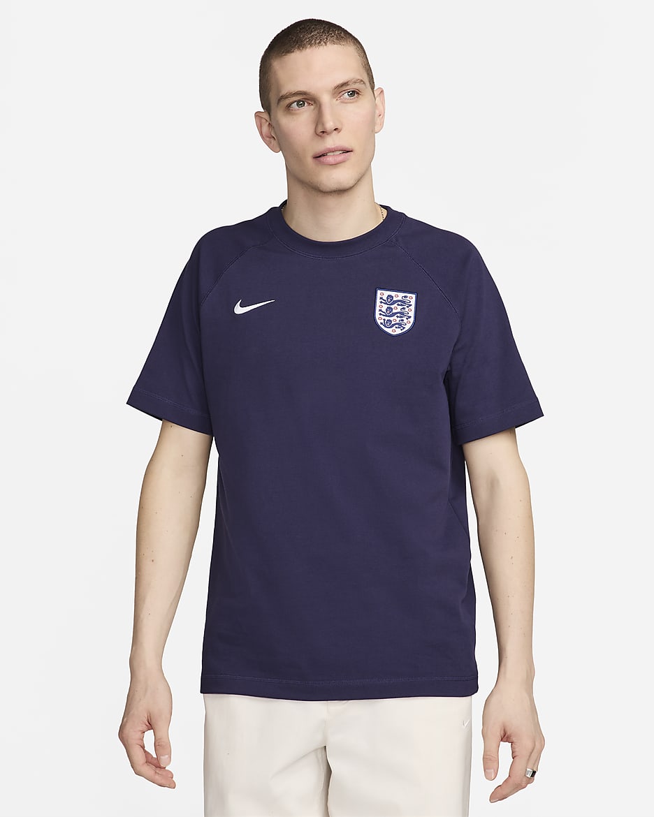 Blue nike football shirt hotsell